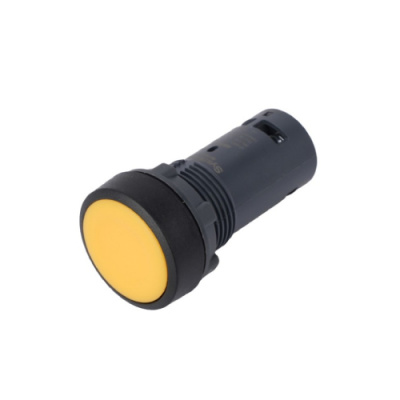 Systeme Electric Кнопка SB7 моноблочная 22мм черная с возвратом, пластик, 1НО, IP65 Systeme Electric SB7 SB7NA51