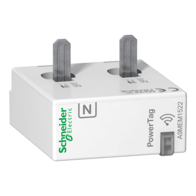 Беспроводный датчик Acti9 POWERTAG 63А 1P+N / 2P ниже аппарата Schneider Electric Schneider Electric  A9MEM1522