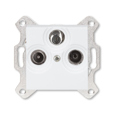 Розетка TV-R-SAT единственная белый ABB Levit ABB Levit 2CHH083303A6003