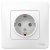 Розетка с заземлением без шторок скрытой установки 16A 250В Systeme Electric Blanca Белый Systeme Electric Blanca BLNRS001011