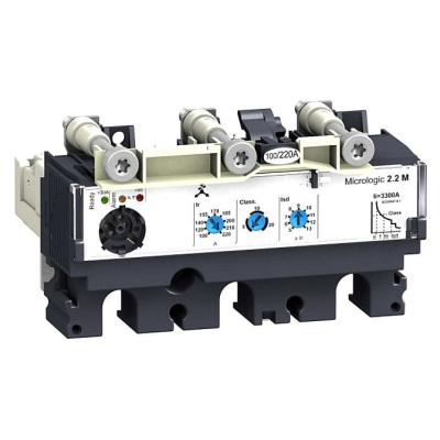 Расцепитель Micrologic 2,2-M 220A 3P 3d Schneider Electric Compact/VigiCompact NSX100-250 Schneider Electric Compact NSX LV431520