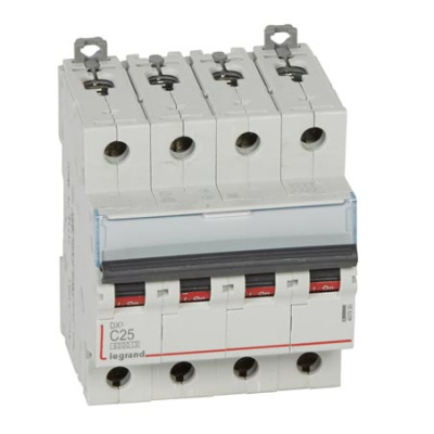 Автоматический выключатель 4P 25 A C 6kA Legrand DX3 Legrand DX3 407930