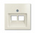 Накладка 2-ой ТЛФ/комп розетки 0214/15/17/18 наклонной ABB BJB Basic55 Слоновая кость ABB Basic 55 2CKA001753A0097