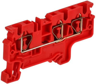 ARMAFIX Клемма пруж. CX4-3 3-конт. красная IEK IEK ARMAFIX AF-CT42-00-3-K04-004