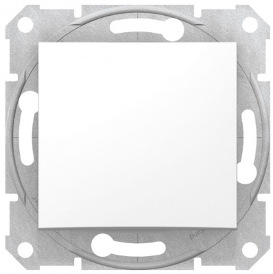 Переключатель 1-клавишный 10A Schneider Electric Sedna Белый Schneider Electric Sedna SDN0400121