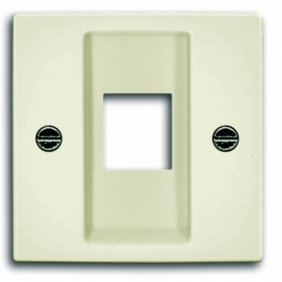 Накладка коммуникационной розетки 0210/11/19 ABB BJB Basic55 Слоновая кость ABB Basic 55 2CKA001753A0211