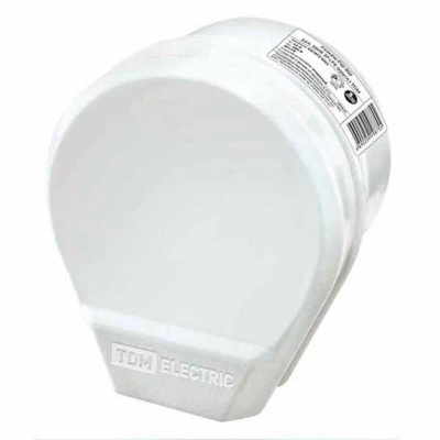 Разъём 2P+PE ОУ 32A 250V IP20 пластик белый TDM РШ-ВШ TDM ELECTRIC  SQ1812-0003
