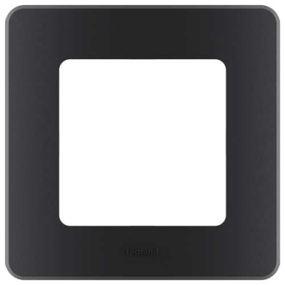 Рамка декоративная универсальная, 1 пост, Legrand Inspiria Антрацит Legrand Inspiria 673933