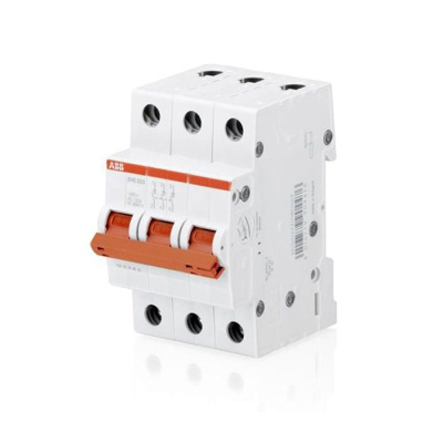 Рубильник модульный 3P 25A с красной ручкой ABB SHD203 ABB  2CDD273111R0025