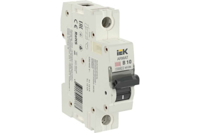 Автоматический выключатель 1P 10A (B) 10kA IEK M10N ARMAT IEK  AR-M10N-1-B010
