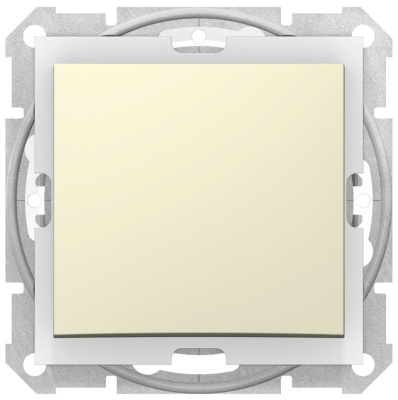 Выключатель 1-клавишный 10A IP44 Schneider Electric Sedna Бежевый Schneider Electric Sedna SDN0100347