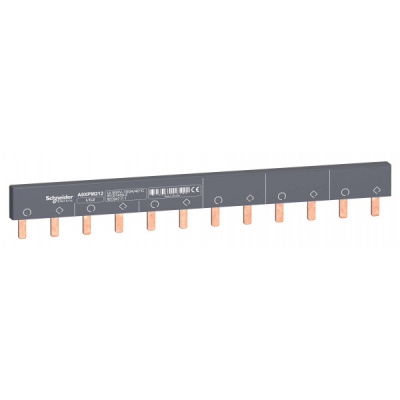 Шинки гребенчатая 2п (L1L2…) 12 мод 18мм 100A неразрезаемая Schneider Electric Schneider Electric Acti9 A9XPM212
