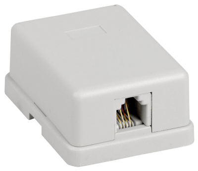 Настенная розетка RJ12, кат.3 UTP, 1-порт ITK ITK  CS2-3C3U-12