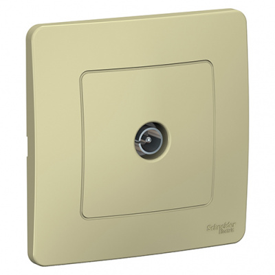 Blanca с/у коннектор ТВ, бежевый Systeme Electric Systeme Electric  BLNTS000017