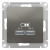 Розетка USB 5В 1 порт x 2,1A 2 порта х 1,05A механизм Schneider Electric AtlasDesign Сталь Systeme Electric AtlasDesign ATN000933