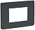 Рамка 3-модульная Schneider Electric Unica New Modular Антрацит