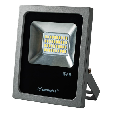 Прожектор светодиодный AR-FLG-FLAT-20Вт-220В Arlight Серый Arlight  022587Arlight