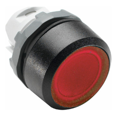Кнопка MP1-11R красная только корпус с подсветкой без фиксации ABB ABB  1SFA611100R1101