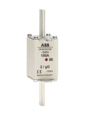 Предохранитель OFAF2H50 50A тип gG размер2, до 500В ABB ABB  1SCA022627R5030