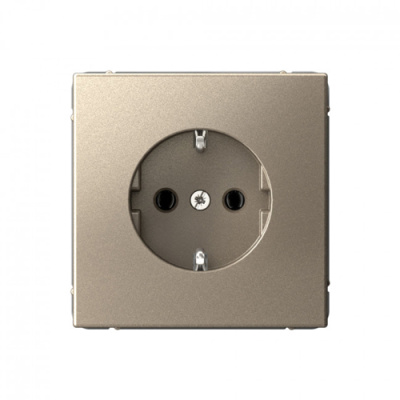 ARTGALLERY РОЗЕТКА с заземлением, 16А, механизм, ШАМПАНЬ Systeme Electric ArtGallery GAL000543