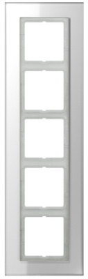 Рамка 5-постовая Jung LS plus Белый Jung LS серия LSP985GLWW