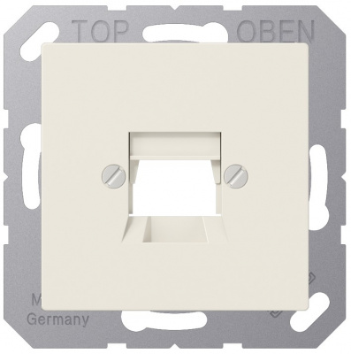 Накладка для модульных гнезд 1 мод Jung Слоновая кость Jung AS 500 A569-15NWE