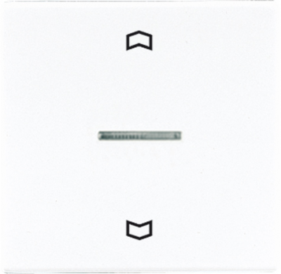 Накладка выключателя жалюзийного электронного нажимного Jung LS 990/ LS-design/ LS plus Белый Jung LS 990/LS-design/LS plus LS5232WW