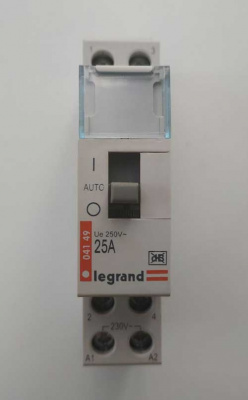 Контактор 230V 2НО 25A Legrand Legrand  004149