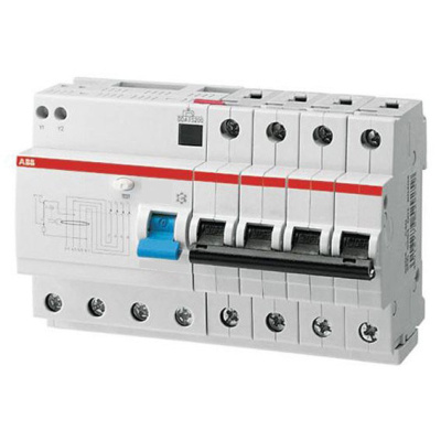 ABB Дифавтомат DS204M 4P 10A (C) 10кА типA 30mA ABB DS204M 2CSR274101R1104