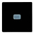 Выключатель 1-клавишный с подсветкой ABB BJB Basic55 château Черный ABB Basic 55 2CKA001012A2175