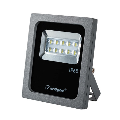 Прожектор светодиодный AR-FLAT-ARCHITECT-10Вт-220В Arlight Серый Arlight  024166Arlight