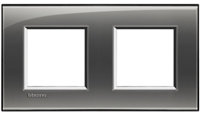 Рамка прямоугольная 2+2 мод Bticino Living Light Лондонский туман Bticino Living Light LNA4802M2KF