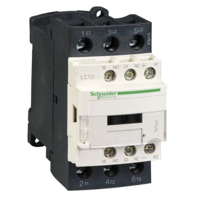 Контактор D 3Р,25A,НО+НЗ,220V DС, 2.4ВТ Schneider Electric Schneider Electric  LC1D25ML