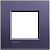 Рамка прямоугольная 2 мод Bticino Living Light Синий шелк