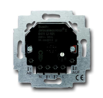 Механизм Выключатель жалюзийный электронный Jalousiecontrol II, 3A ABB BJE ABB BJE Механизмы 2CKA006410A0378