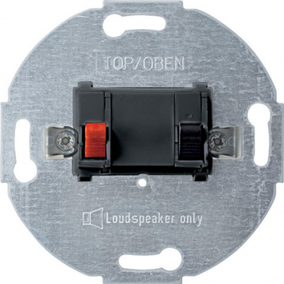 Механизм Розетка для громкоговорителей 1 пост Merten System M Антрацит Merten System M MTN466914