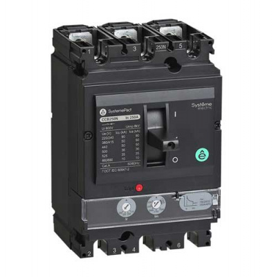 Автомат SYSTEMEPACT CCB250 36KA 3P3D TMD250 рычаг LV431630 Systeme Electric Systeme Electric  SPC250F250L3DF