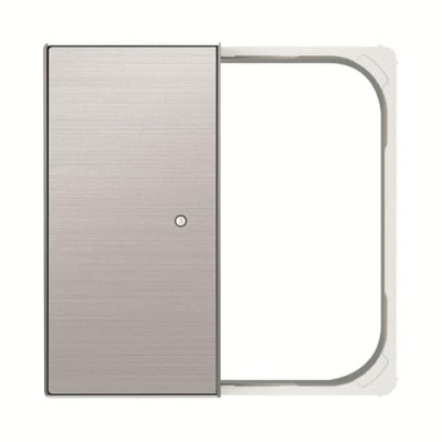 Клавиша двойная free@home, нерж. сталь ABB Sky SR-2-85AI ABB  2CLA852640A1401