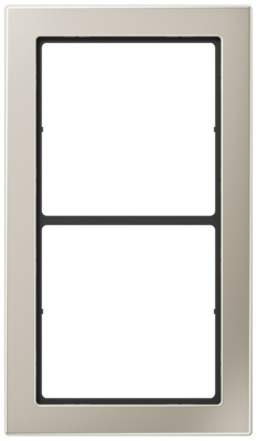 Рамка 2-постовая Jung FD-design Cталь Jung LS серия FDES2982