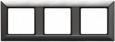 Рамка 3-постовая Jung Eco Profi Антрацит Jung Eco Profi EP483AN