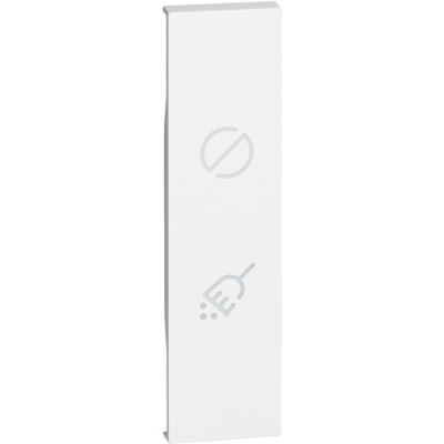 Белый Лицевая панель для модуля индикации Уборка/Не беспокоить 1 мод Bticino LivingNow  Bticino Living now KW11H