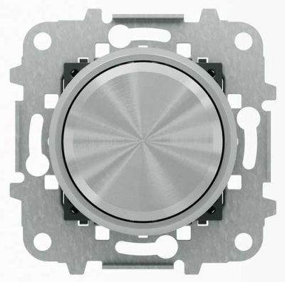 Потенциометр поворотный для л/л 700 Вт 0/1-10V 50mA / кольцо ABB NIE Skymoon Хром 8660.9 CR ABB Skymoon 2CLA866090A1401