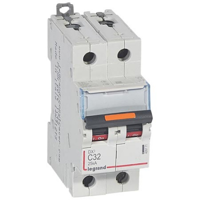 Автоматический выключатель 2P 32 A C 25kA Legrand DX3 Legrand DX3 409771