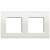 Рамка прямоугольная 2+2 мод Bticino Living Light Белый Bticino Living Light LNA4802M2BI