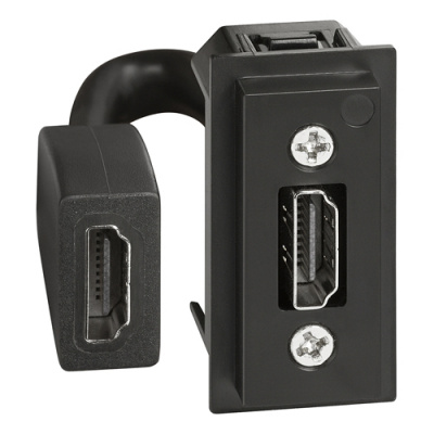 Розетка HDMI с предварительным подключением 1 мод Bticino LivingNow Bticino Living now K4284P