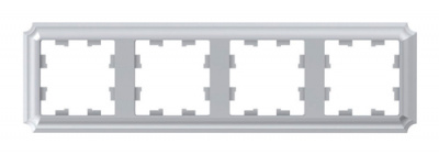 SE AtlasDesign ANTIQUE Рамка 4-постовая Алюминий Systeme Electric AtlasDesign ATN100304