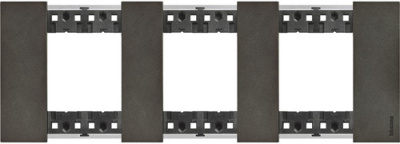 Космос Рамка немецкий стандарт 3 поста (2+2+2 мод) Bticino LivingNow Bticino Living now KA4802M3NG