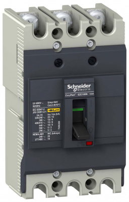 Автоматический выключатель 3P 32A 15kA Schneider Electric EasyPact EZC Schneider Electric EasyPact EZC EZC100N3032