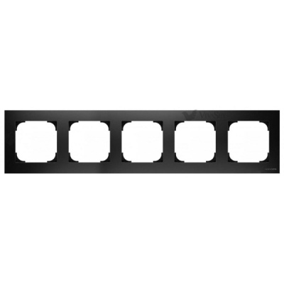 Рамка 5-постовая ABB NIE Sky Черный бархат 8575 NS ABB Sky 2CLA857500A1501