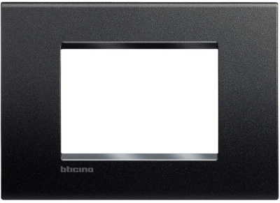 Рамка прямоугольная 3 мод Bticino Living Light Антрацит Bticino Living Light LNA4803AR